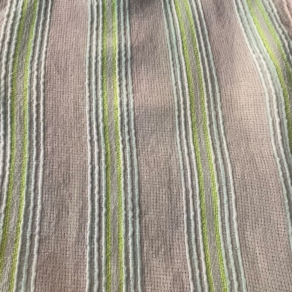 LEMLEM WOMENS LONG SLEEVE STRIPED BLUSH/YELLOW BLOUSE ESTIMATED SIZE LARGE - Picture 10 of 10